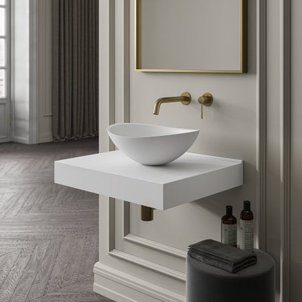 Stratton Countertop Stone Basin 420mm