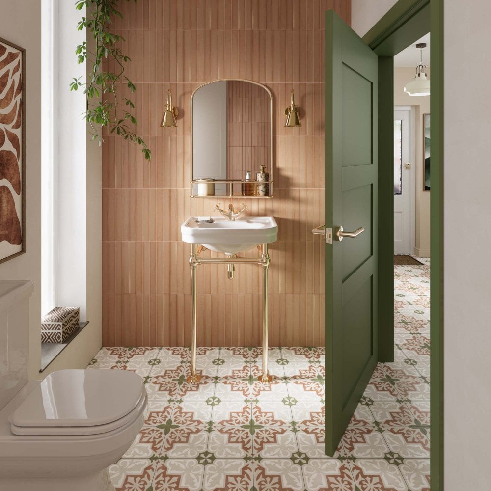 Sunset Clay Matt - Corvella Porcelain Wall & Floor Tile 400 x 50mm