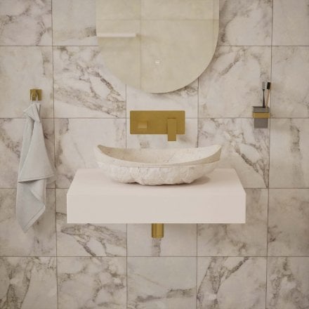 Tova Galala Beige Marble 500mm Basin