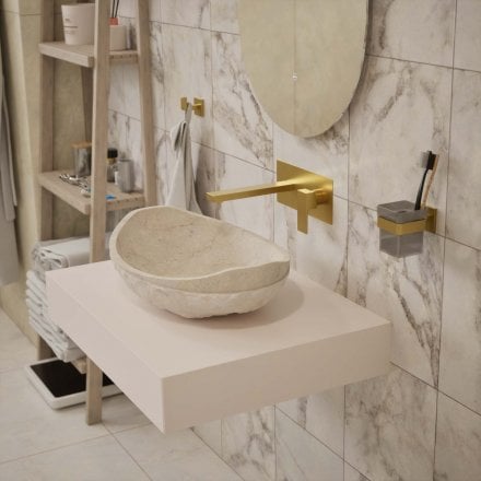 Tova Galala Beige Marble 500mm Basin