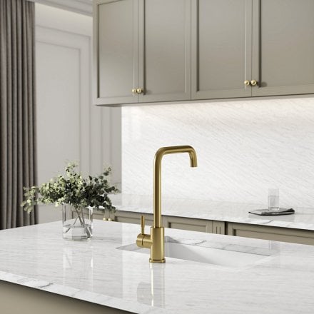 Tropez Single Lever Square Kitchen Mixer Tap