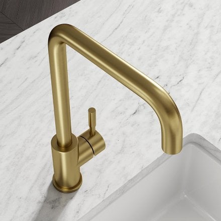 Tropez Single Lever Square Kitchen Mixer Tap