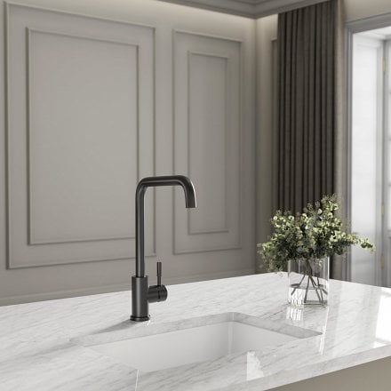Tropez Single Lever Square Kitchen Mixer Tap