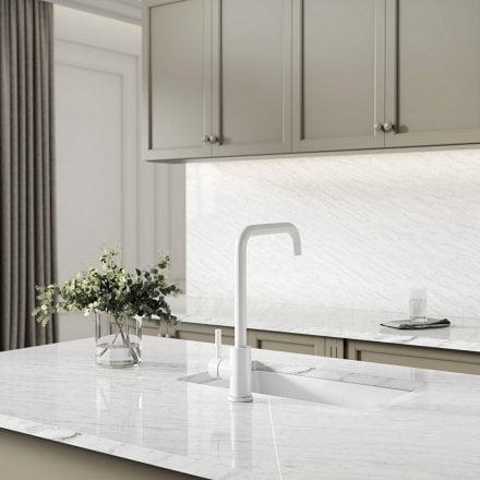 Tropez Single Lever Square Kitchen Mixer Tap