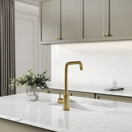 Tropez Single Lever Square Kitchen Mixer Tap