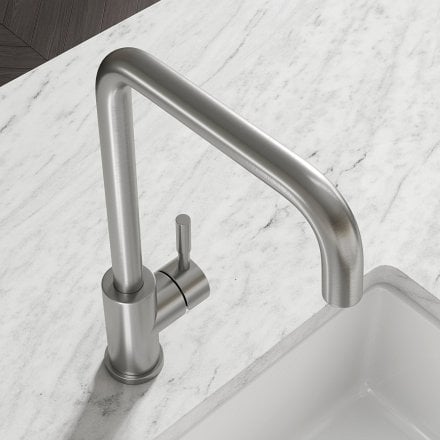 Tropez Single Lever Square Kitchen Mixer Tap