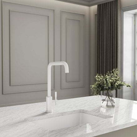 Tropez Single Lever Square Kitchen Mixer Tap