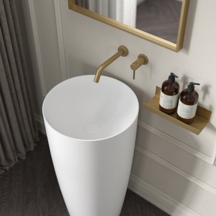 Valor Freestanding Stone Basin 450mm