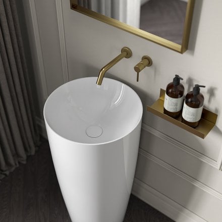 Valor Freestanding Stone Basin 450mm