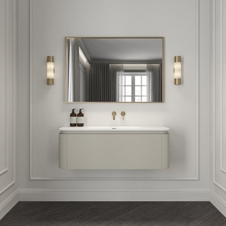 Vantage Vanity Unit with Stone Basin (Stone 1200mm)