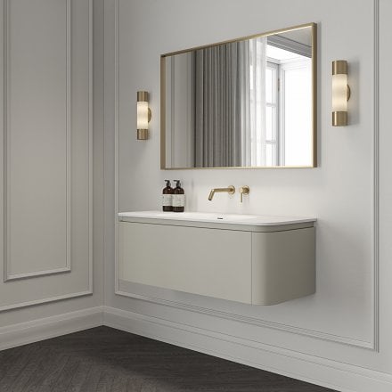 Vantage Vanity Unit with Stone Basin (Stone 1200mm)