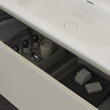 Vantage Vanity Unit with Stone Basin (Stone 1200mm)