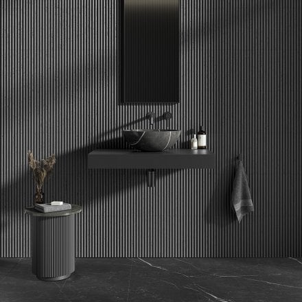 Vento Pietra Grey Marble Countertop Basin 400mm