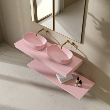 Vermont Blossom Countertop Stone Basin 560mm