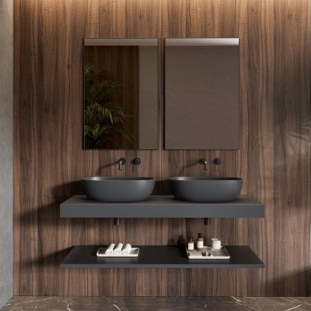 Vermont Graphite Countertop Stone Basin 560mm
