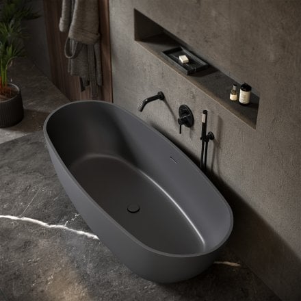 Vermont Graphite Freestanding Stone Bath 1700mm