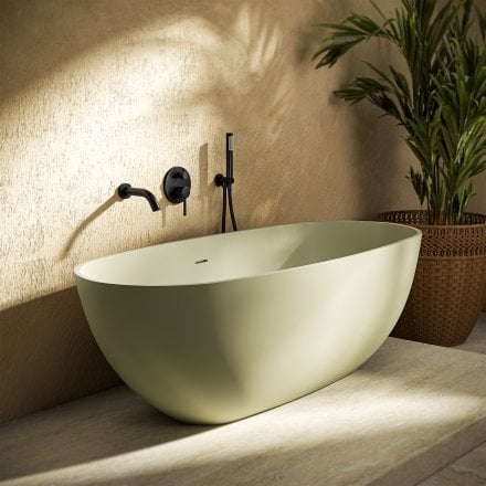 Vermont Olive Freestanding Stone Bath 1700mm