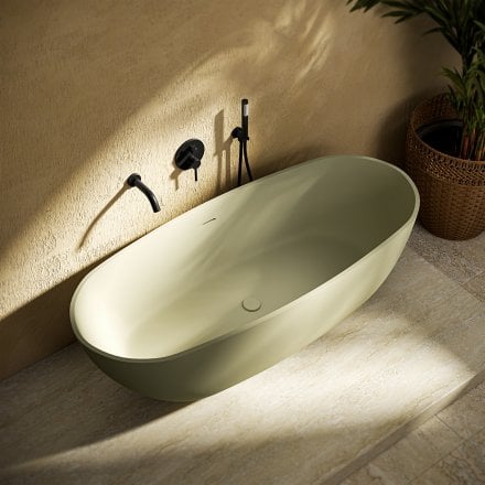 Vermont Olive Freestanding Stone Bath 1700mm
