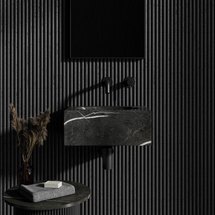 Vista Pietra Grey Marble Wall Hung Basin 400mm