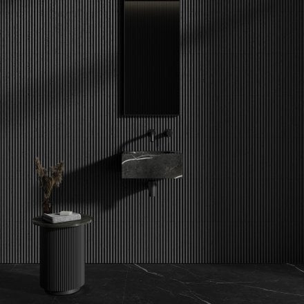 Vista Pietra Grey Marble Wall Hung Basin 400mm