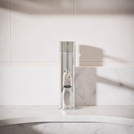 Voss Knurled Single Lever Basin Tap