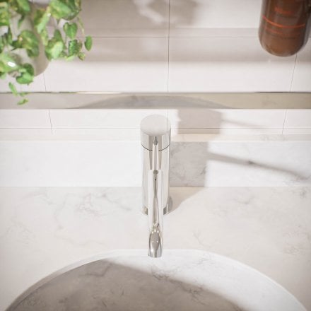 Voss Knurled Single Lever Basin Tap