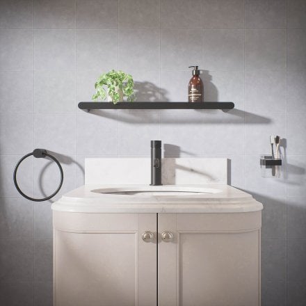 Voss Knurled Single Lever Basin Tap