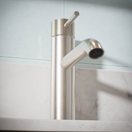 Voss Knurled Single Lever Basin Tap