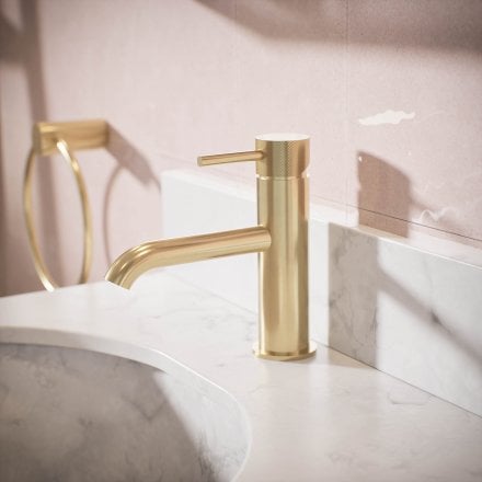 Voss Knurled Single Lever Basin Tap