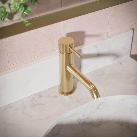 Voss Knurled Single Lever Basin Tap
