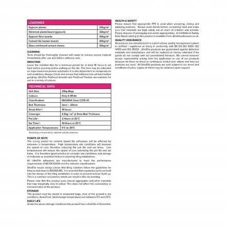 White Ultra ProFlex - 20kg SPES Wall & Flooring Sealant